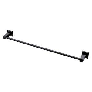 Remarkable Square Towel Rail Matt Black 60cm