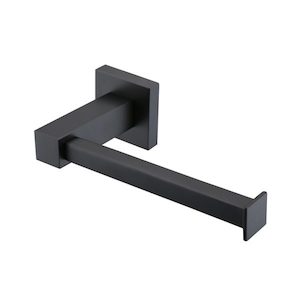 Remarkable Square Range Toilet Roll Holder Black