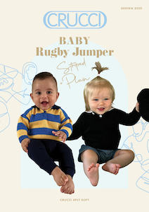 Crucci Knitting Pattern 2320 Baby Rugby Jumper