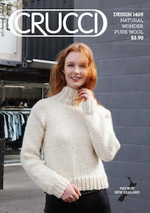 Natural Wonder Patterns: Crucci Pat 1496 Natural Wonder Cream Sweater