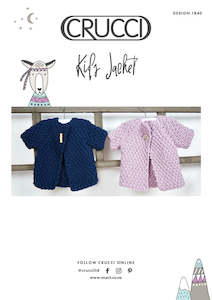 Crucci Knitting Pattern 1840 Kids Jacket