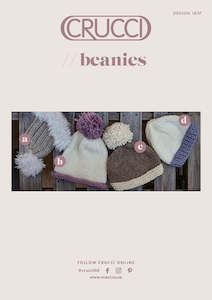 Crucci Knitting Pattern 1837 Beanies