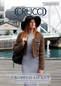 Natural Wonder Patterns: Crucci Knitting Pattern 1765 Cropped Jacket