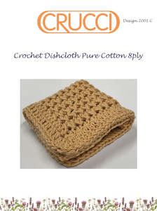 Homewares: Cotton Crochet Dishcloth Pattern [FREE PDF PATTERN]