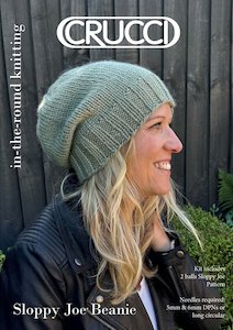 Sloppy Joe Slouchy Beanie Knitting Kit