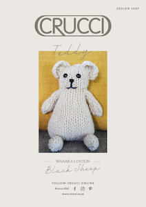 Crucci Knitting Pattern 1907 Teddy Bear