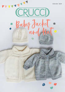 Christmas Gift Guide: Crucci Knitting Pattern 1859 Baby Jacket & Hat