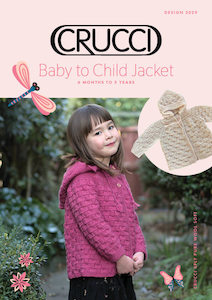 Crucci Knitting Pattern 2029 Baby to Child Jacket