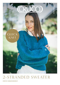 New In 2023: Crucci Knitting Pattern 2225 2-Stranded Sweater