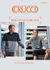 Crucci Knitting Pattern 1842 Men's Sweater 14ply