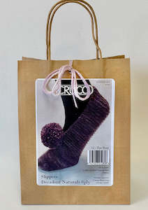 Decadent 8ply Slipper Knitting Kit