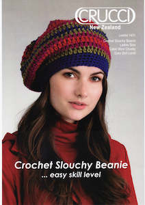 Accessories Hats Scarves: Crucci Pattern 1431 Cable Wool Chunky