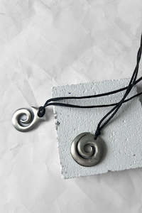 Vintage Spiral Pendant Necklaces