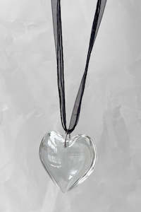 Vintage Large Heart Necklace