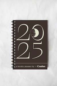 Gift: 2025 Weekly Diary - Brown and Cream *Pre-Order*