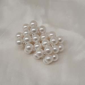 Charlie - crystal pearls hair tie for ponytail