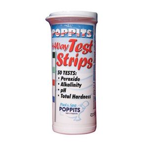 Poppits Sanosil 4 Way Test Strips – White