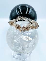 Jewellery: Smoky Quartz large chip bracelet