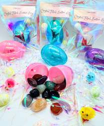 Jewellery: Crystal filled Easter eggs