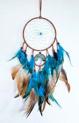 Turquoise dream catcher with aventurine tree of life