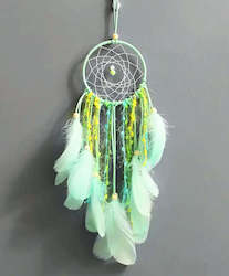 Dream catcher green/yellow.