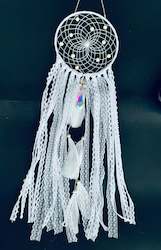 White Lace Dream Catchers