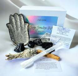 Jewellery: Sage Smudge House Gridding kit.