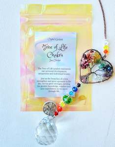 Chakra Tree Of Life Sun Catcher.