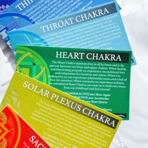 Jewellery: Chakra Card Set