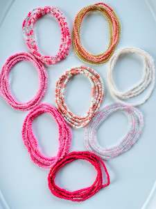 Waist Beads Pinks 80cm