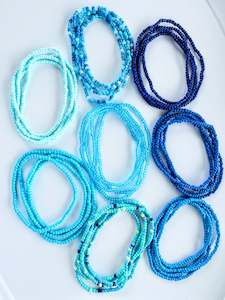 Jewellery: Waist Beads Blues 80cm