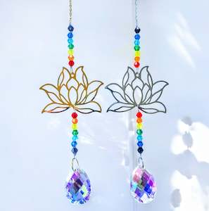 Rainbow Lotus Sun Catchers