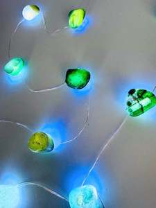 Jewellery: Crystal Lights Green Agate 2M