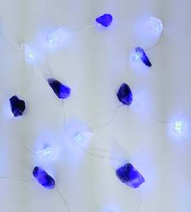 Crystal Fairy Lights Amethyst & Clear Quartz 2M