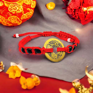 Feng Shui Coin Bracelet