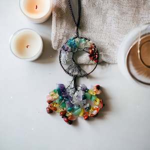 Jewellery: Tree of Life  Crystal Hangers