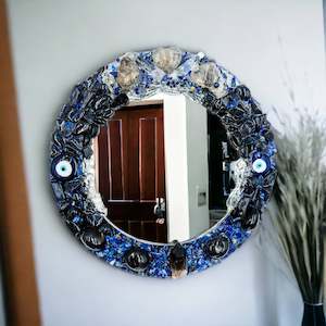 Enchanted Protection Crystal Mirror