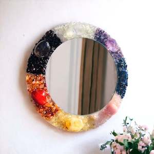 Chakra Crystal mirror #4