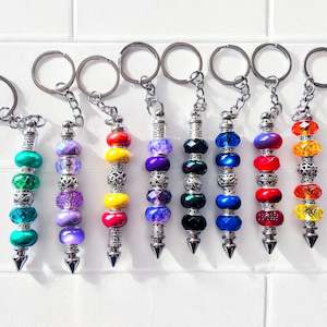 Jewellery: Colourful Beaded Keyrings