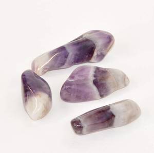 Chevron Amethyst Tumbled