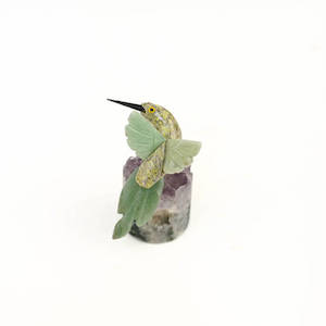 Hummingbird on Amethyst Druze