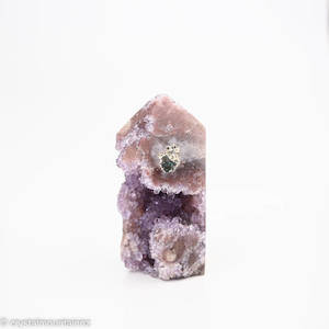 Pink Amethyst Druze Point