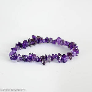 Amethyst Chip Bracelet