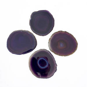 Agate Coaster Set