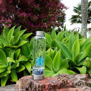 Blue Aventurine Crystal Water bottle