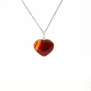 Carnelian Heart Pendant