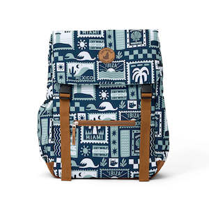 Clothing wholesaling: KNAPSACK Blue Postcards