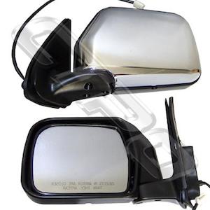 8127016-51G  - MIRROR - CNR MOUNTED - ELECT - L/H - CHR - TO SUIT TOYOTA HILUX 2WD 1999-01