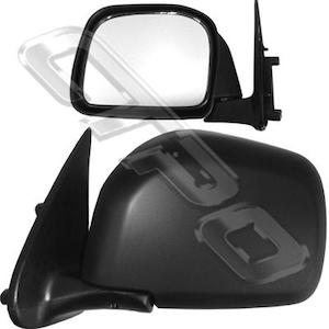 8127016-57G  - MIRROR - CNR MOUNTED - MANUAL - L/H - BLK - TO SUIT TOYOTA HILUX 4WD 1999-01