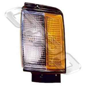 8123097-1  - CORNER LAMP - L/H - BLACK TRIM - TO SUIT TOYOTA HILUX 2WD/4WD 1984-86